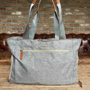 Mommore Breast Pump Diaper Tote Bag w/15" Laptop Sleeve Baby Shower Travel Work